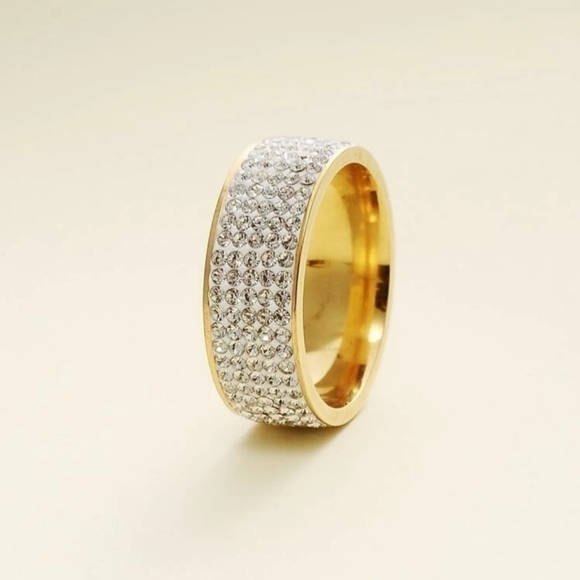 Women / Men Gold Wedding Band - Picture 9 of 15